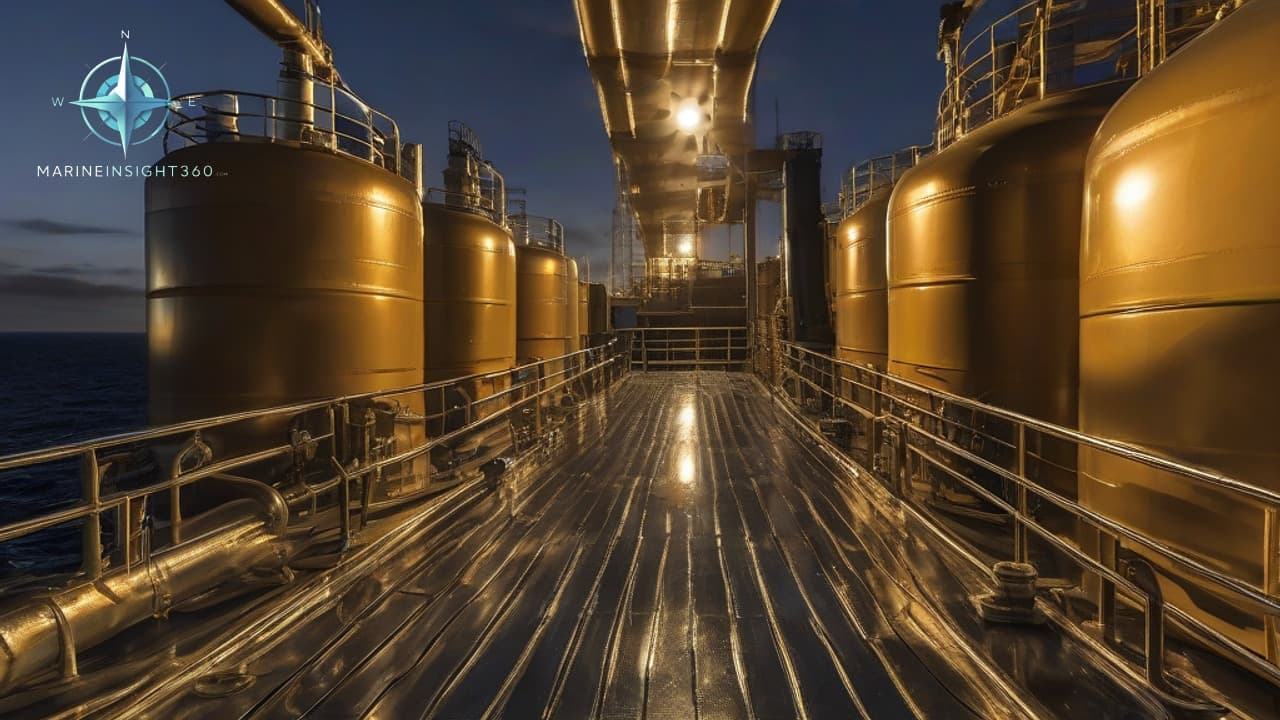 Shipboard Fuel, Diesel, & Lubricant Oil Storage Tanks