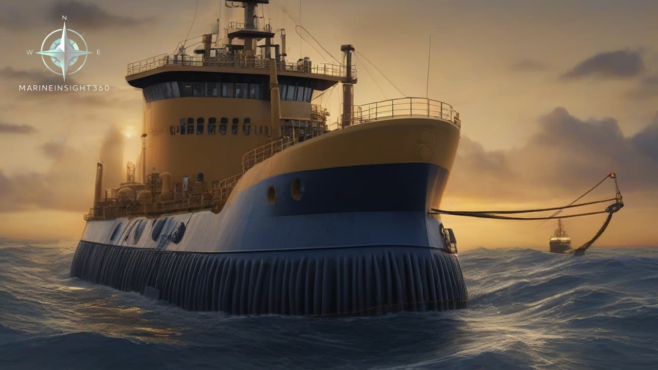 How are submarine cables installed on cable vessels?